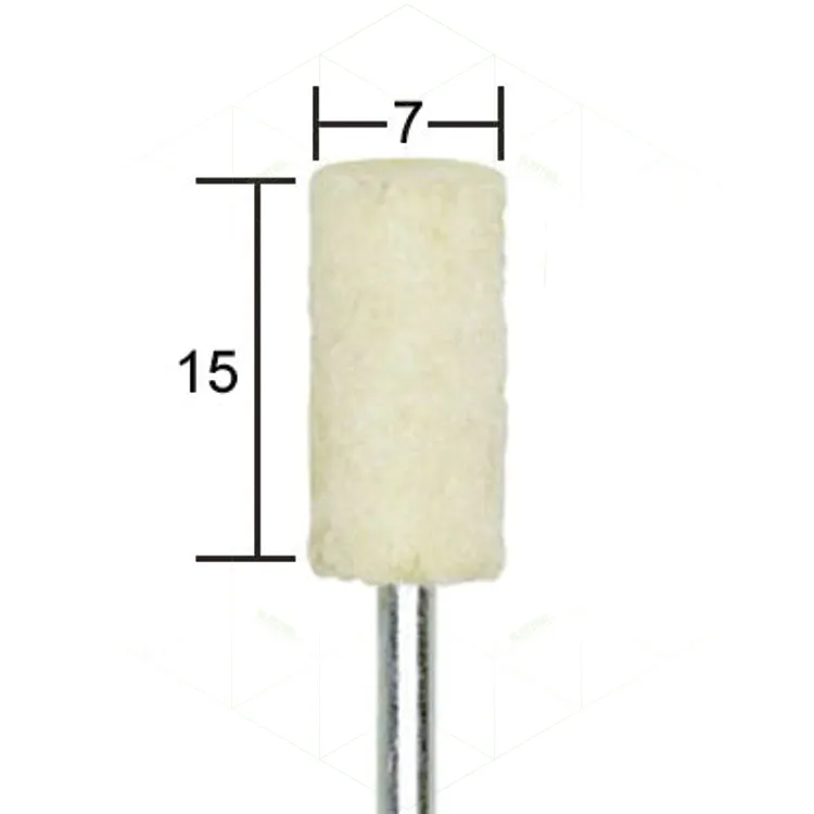 Войлочные насадки Proxxon, цилиндр 7 мм, 2 шт