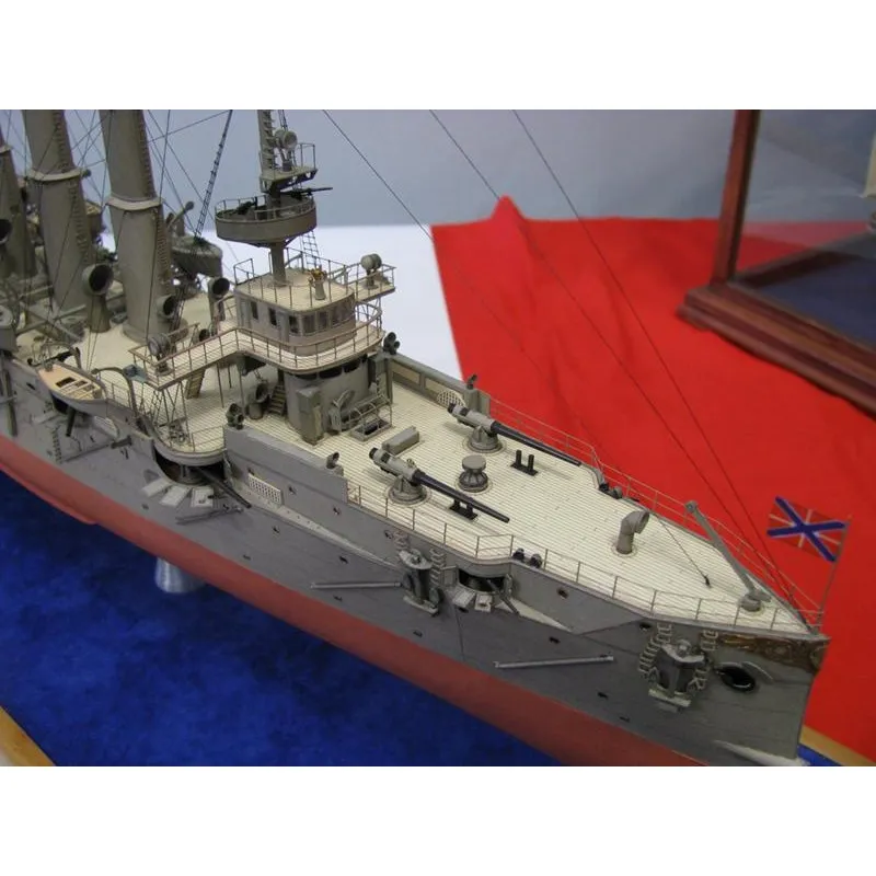 Модель из бумаги бронепалубный крейсер "Варяг", Россия 1902 г