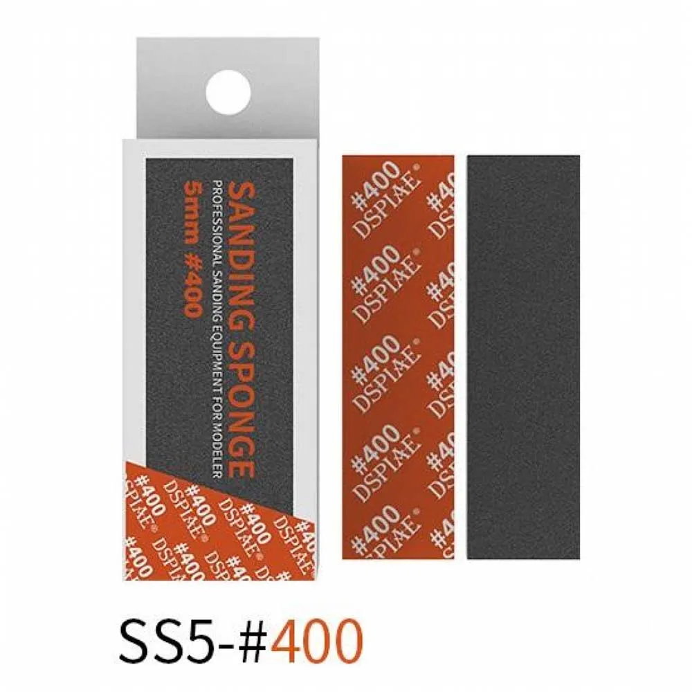 Шлифовальная губка 5 мм, зернистость 400, 5 шт Шлифовальная губка 5 мм, зернистость 400, 5 шт