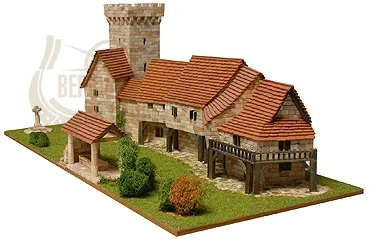 Керамический конструктор Конюшня со средневековой башней купить Керамический конструктор Конюшня со средневековой башней купить