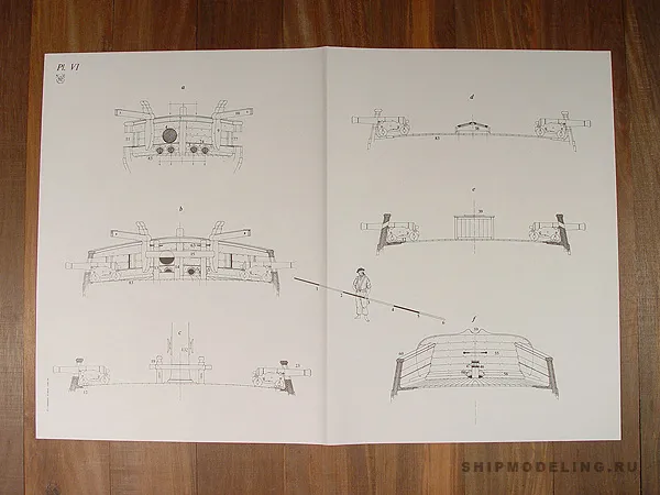 Le Cerf 1779-1780 + чертежи Le Cerf 1779-1780 + чертежи