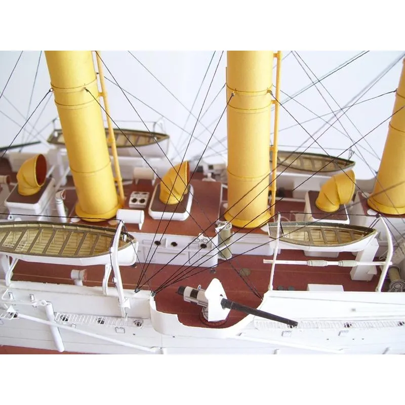 Модель из бумаги крейсер І ранга "Аскольд", Россия 1902 г