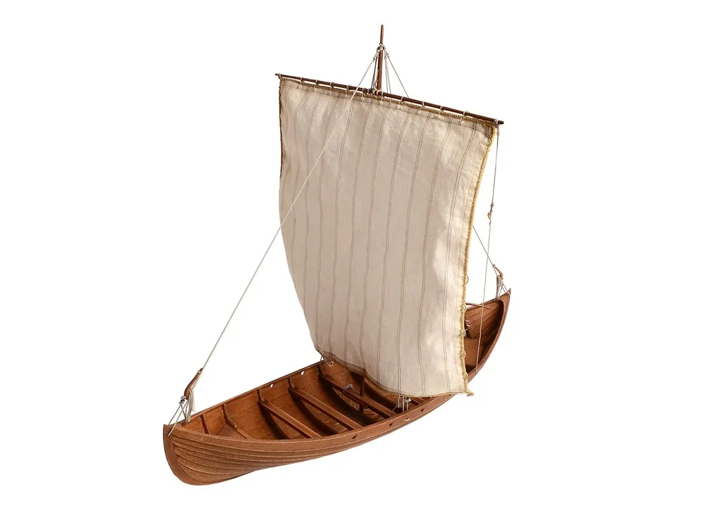 Модель Славянская ладья Белый конь Модель Славянская ладья Белый конь