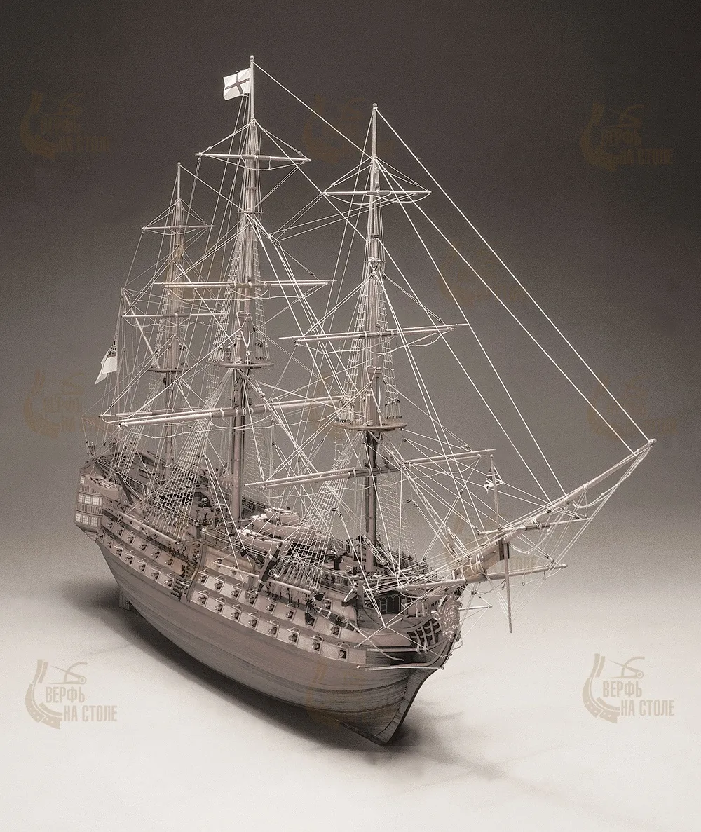 Чертеж корабля HMS Victory (1:98) Чертеж корабля HMS Victory (1:98)