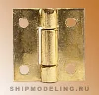 Петля, под латунь, 10х10 мм, 2 шт