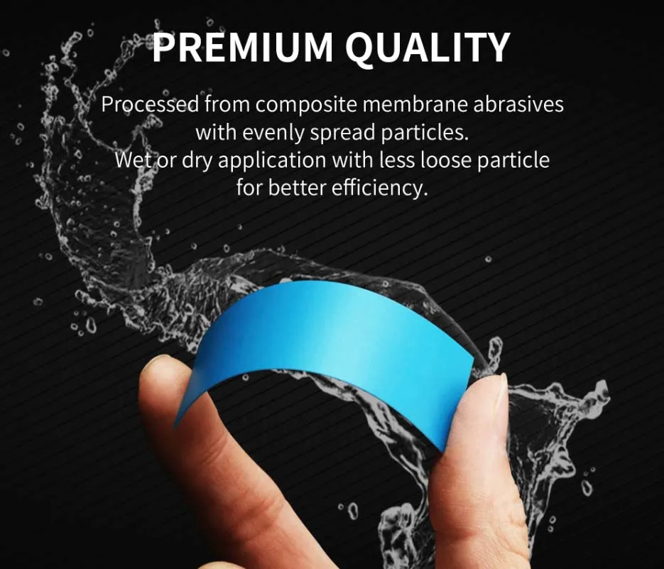 Самоклеящаяся наждачка 75х25 мм, зернистость 1200, 10 шт Самоклеящаяся наждачка 75х25 мм, зернистость 1200, 10 шт