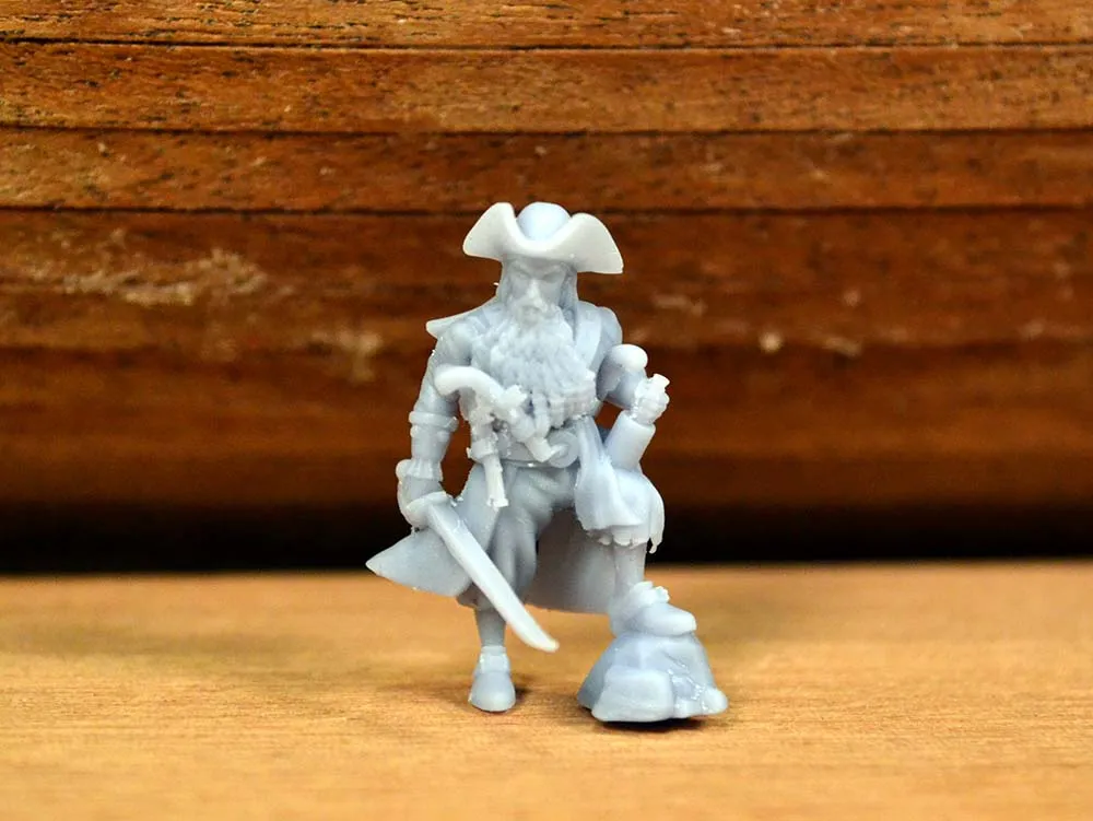 Фигурка пирата "Капитан Черная Борода", 25 мм