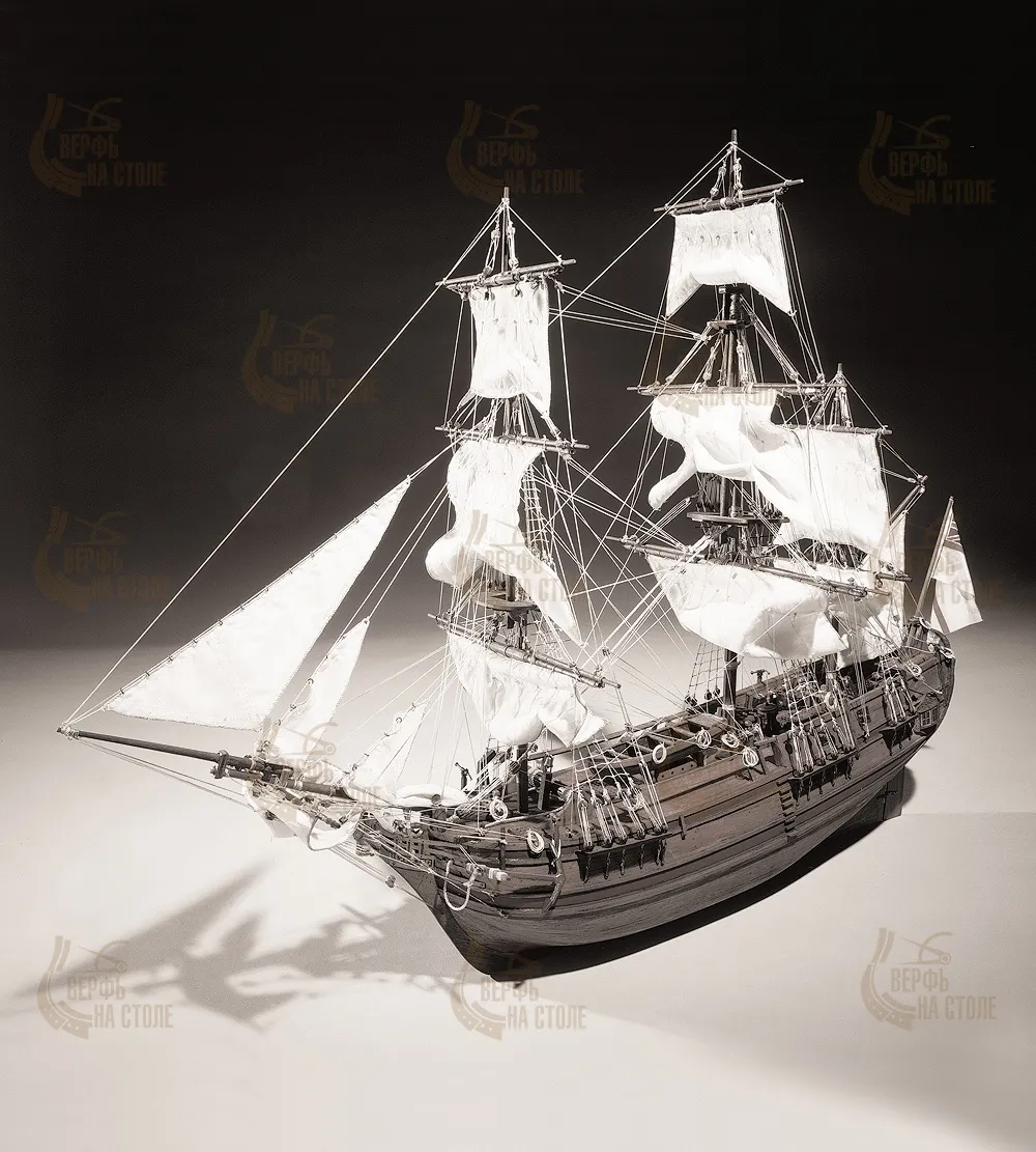 Чертеж корабля HMS Bounty