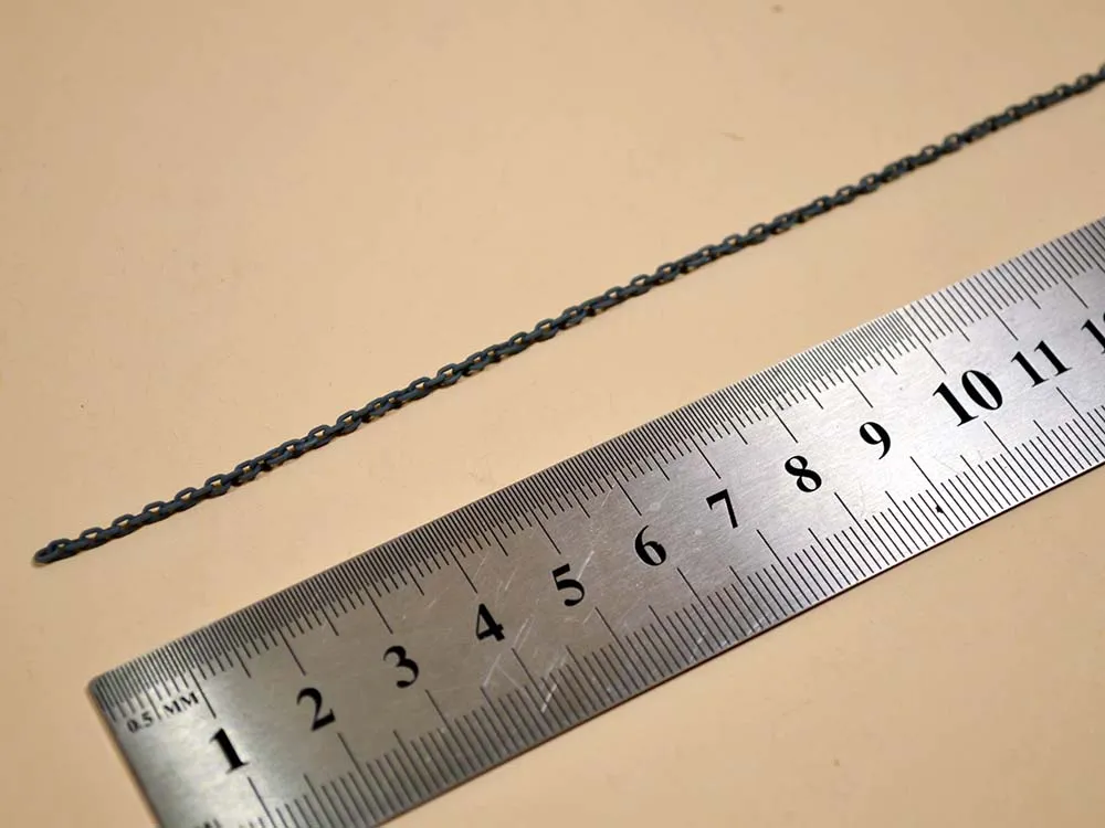 Цепь полимерная, звено круглое 3 мм, длина 300 мм