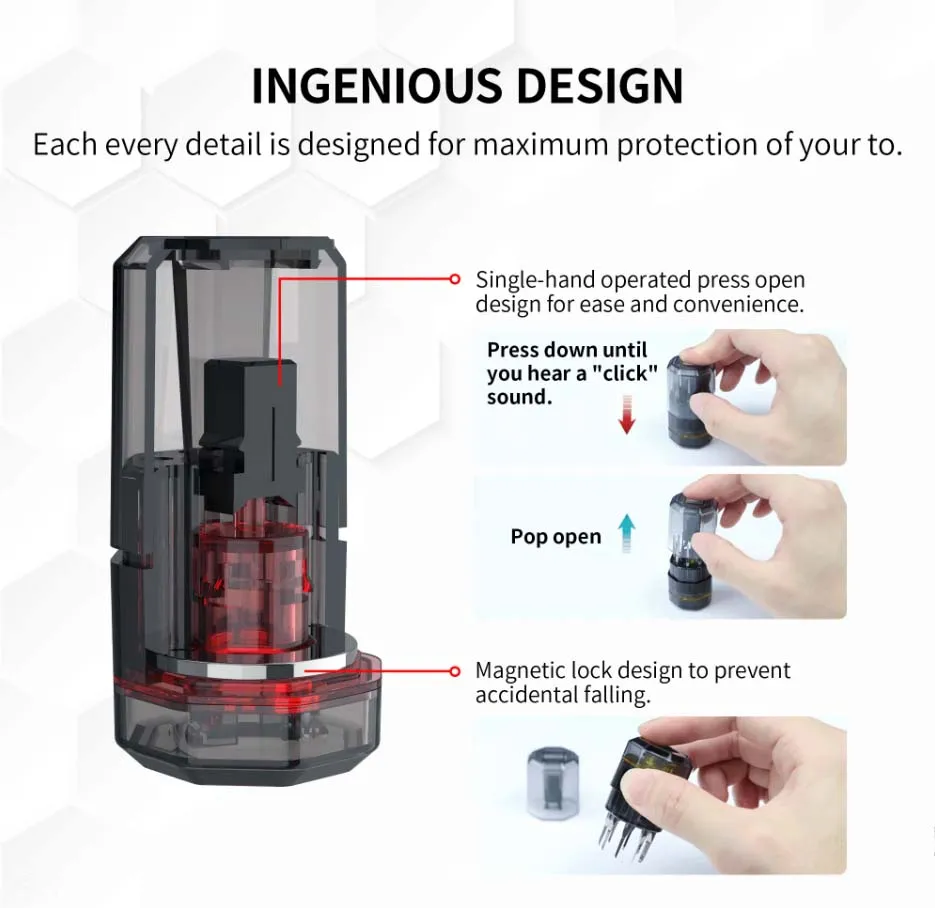 Бочонок для хранения 8 насадок (зеленый) Бочонок для хранения 8 насадок (зеленый)