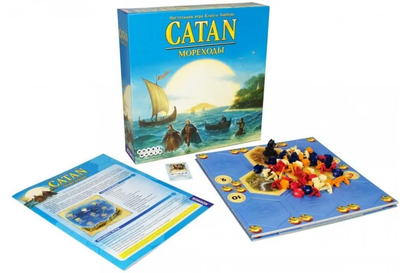 Настольная игра: Колонизаторы. Мореходы (3-е рус. изд., CATAN)