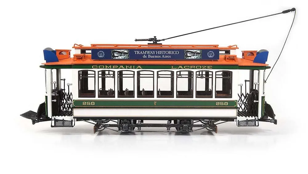 Модель трамвая BUENOS AIRES + (Полный набор инструментов, клея и краски) Модель трамвая BUENOS AIRES + (Полный набор инструментов, клея и краски)