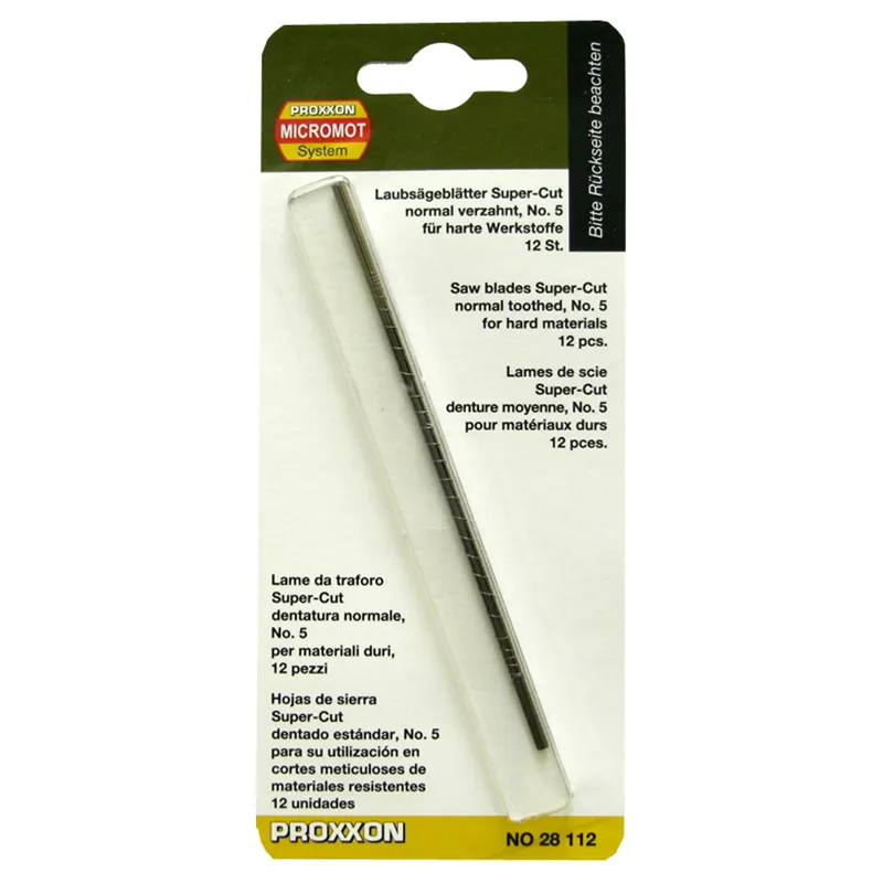 Пилки N5 для лобзика, средний зуб, для твердых материалов,12 шт Пилки N5 для лобзика, средний зуб, для твердых материалов,12 шт