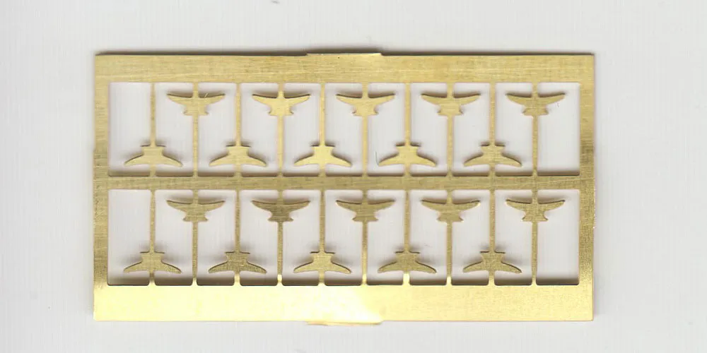 Утка крепительная, 5 мм, латунь, 20 шт