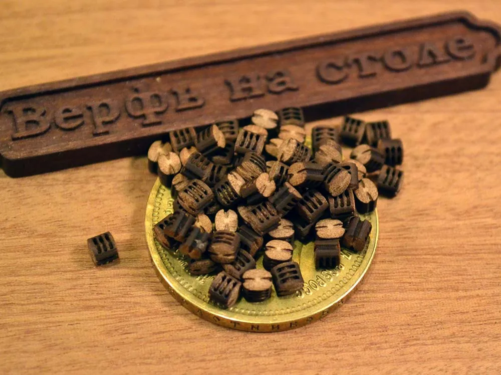 Блок, трёхшкивный, груша, 4 мм, 10 шт