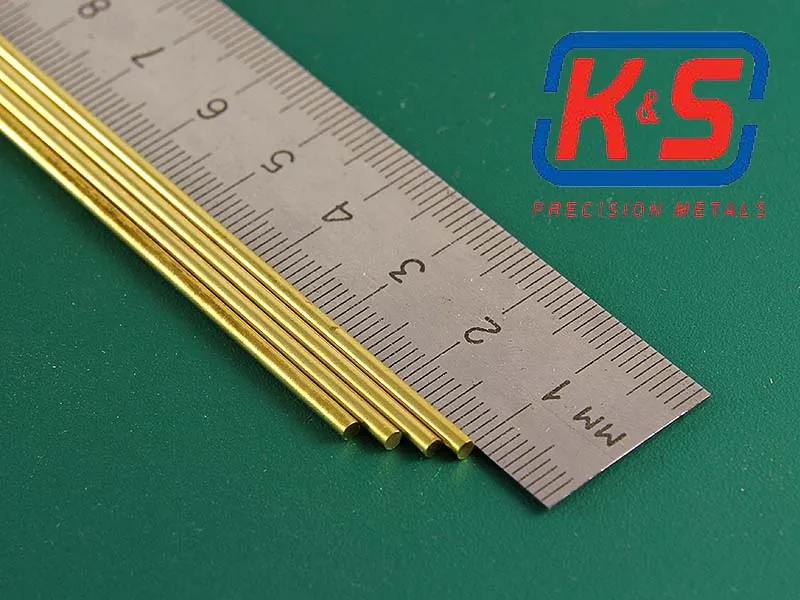 Пруток латунный 2 мм, 4 шт
