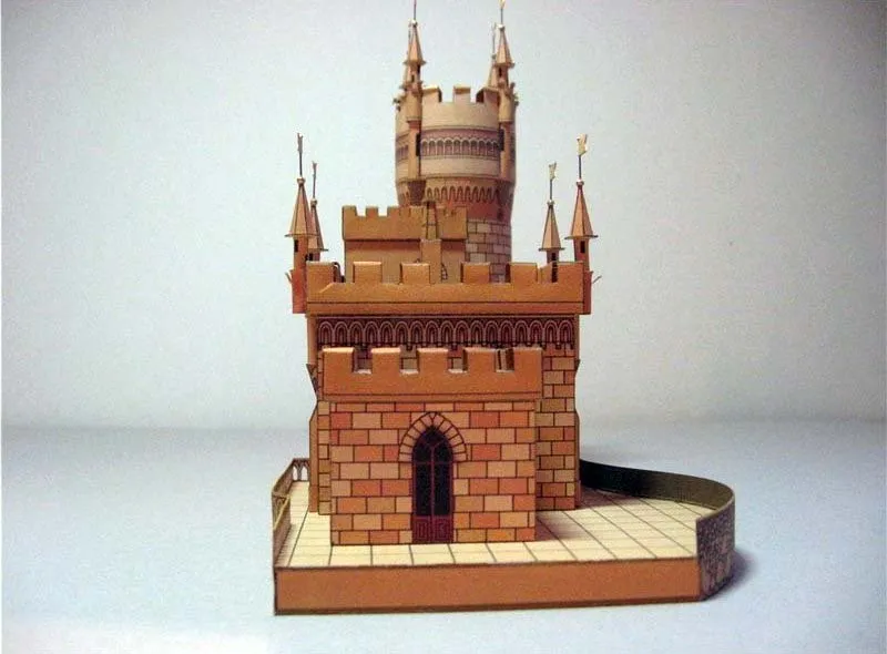 Модель из картона Дворец в Крыму