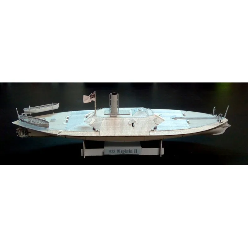 Модель из картона броненосец "Virginia II", США 1864 г Модель из картона броненосец "Virginia II", США 1864 г