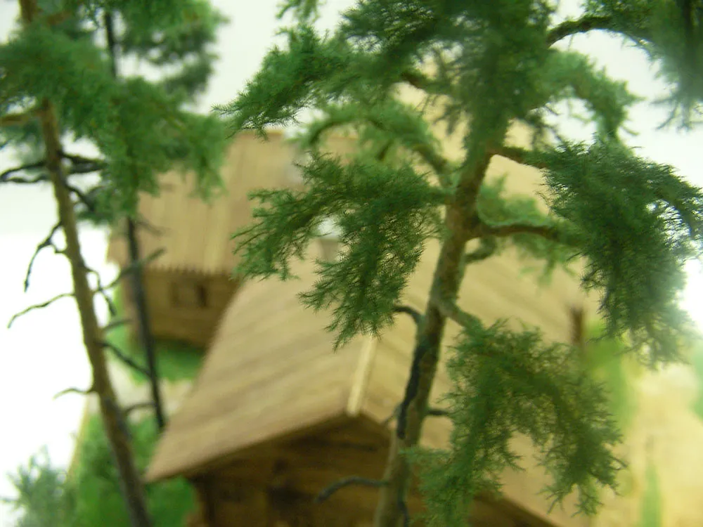 Домик Петра I из Архангельска XVIII век, , 1500 деталей