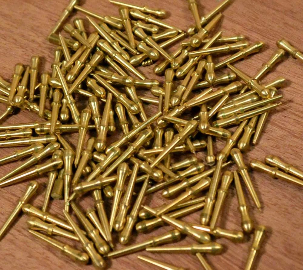 Нагель, латунь, 12 мм, 10 шт