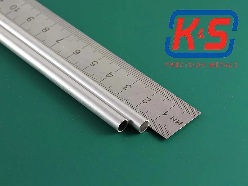Тонкостенная алюминиевая трубка 5,6x0,35 мм, 1 шт