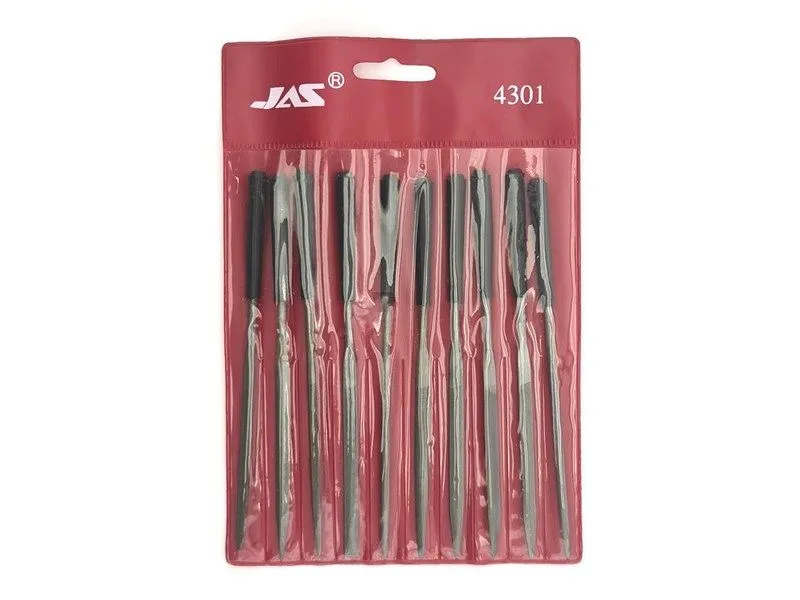 Набор 140 мм надфилей, 10 штук, в чехле Набор 140 мм надфилей, 10 штук, в чехле