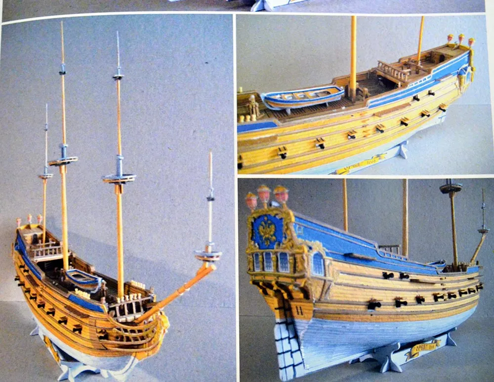 Модель из картона фрегат "Орёл" Модель из картона фрегат "Орёл"