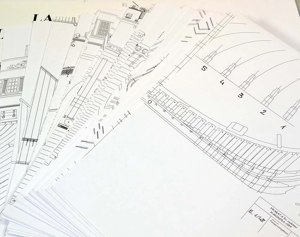 La Mahonesa, 1789 + чертежи 1/48
