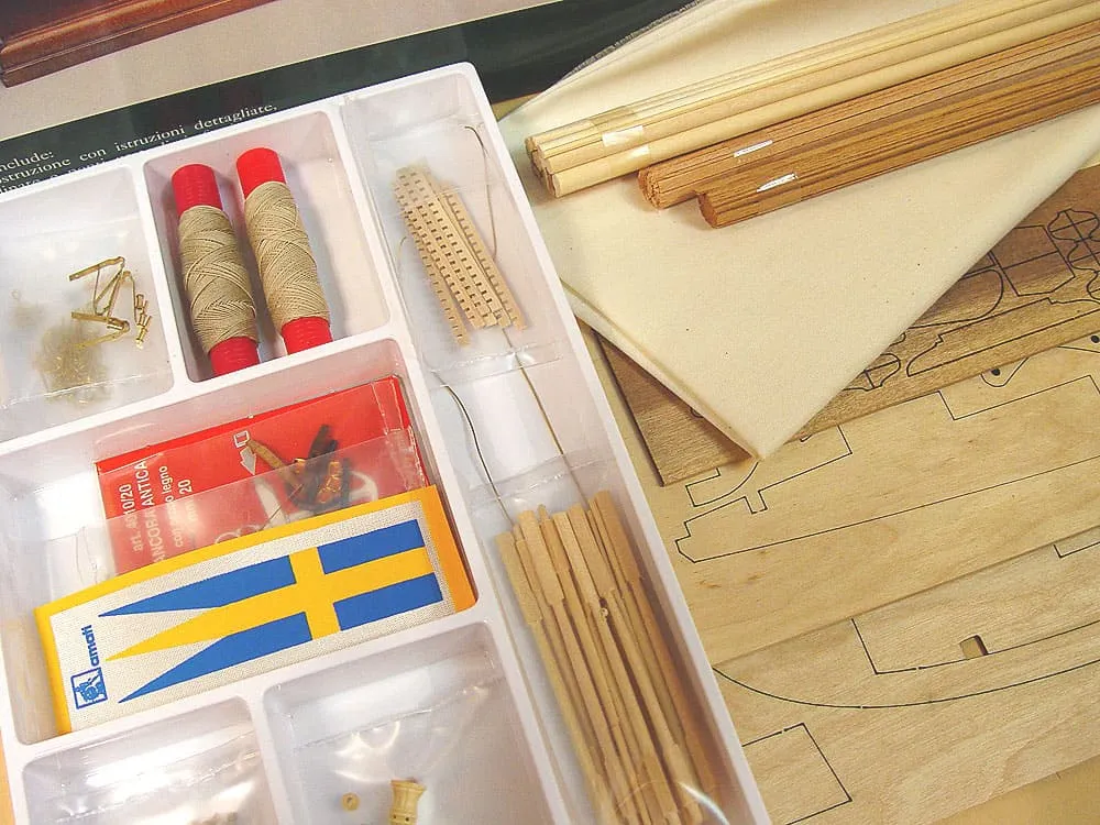 модель корабля Cannoniera svedese 1775