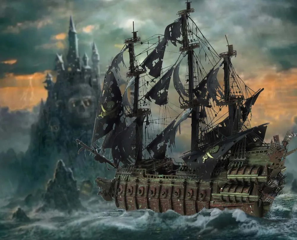 Летучий Голландец (большая 3D модель) Летучий Голландец (большая 3D модель)