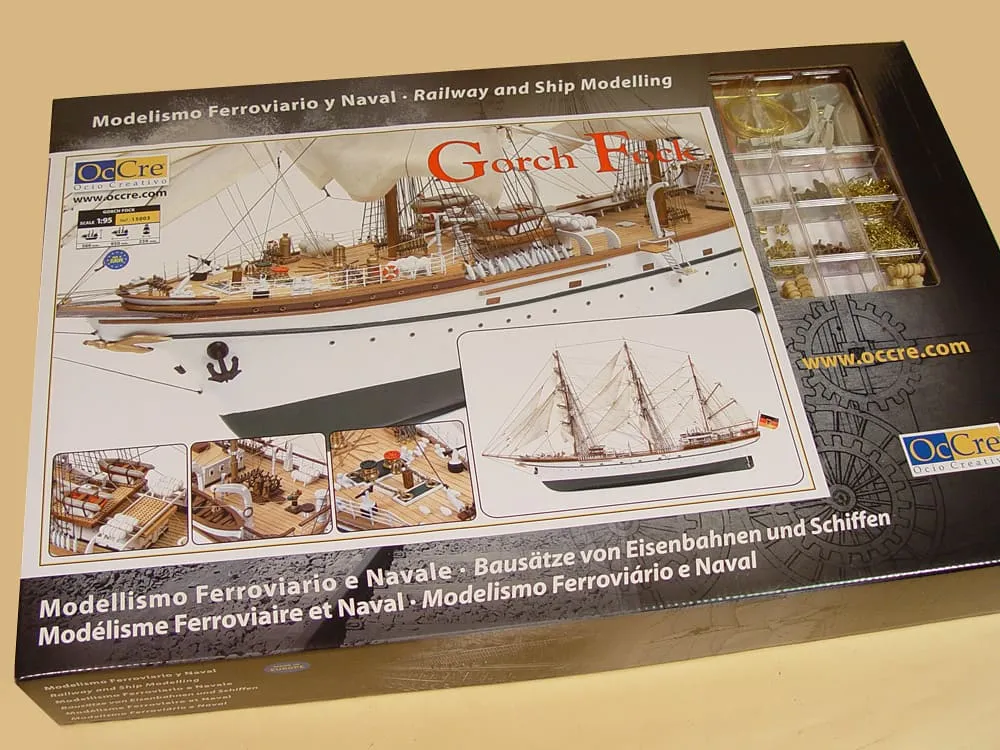 модель корабля своими руками Gorch Fock