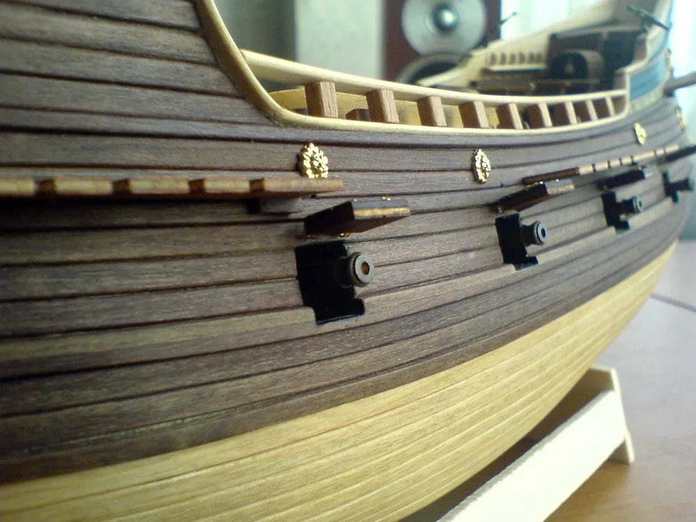 деревянная модель корабля Half Moon деревянная модель корабля Half Moon