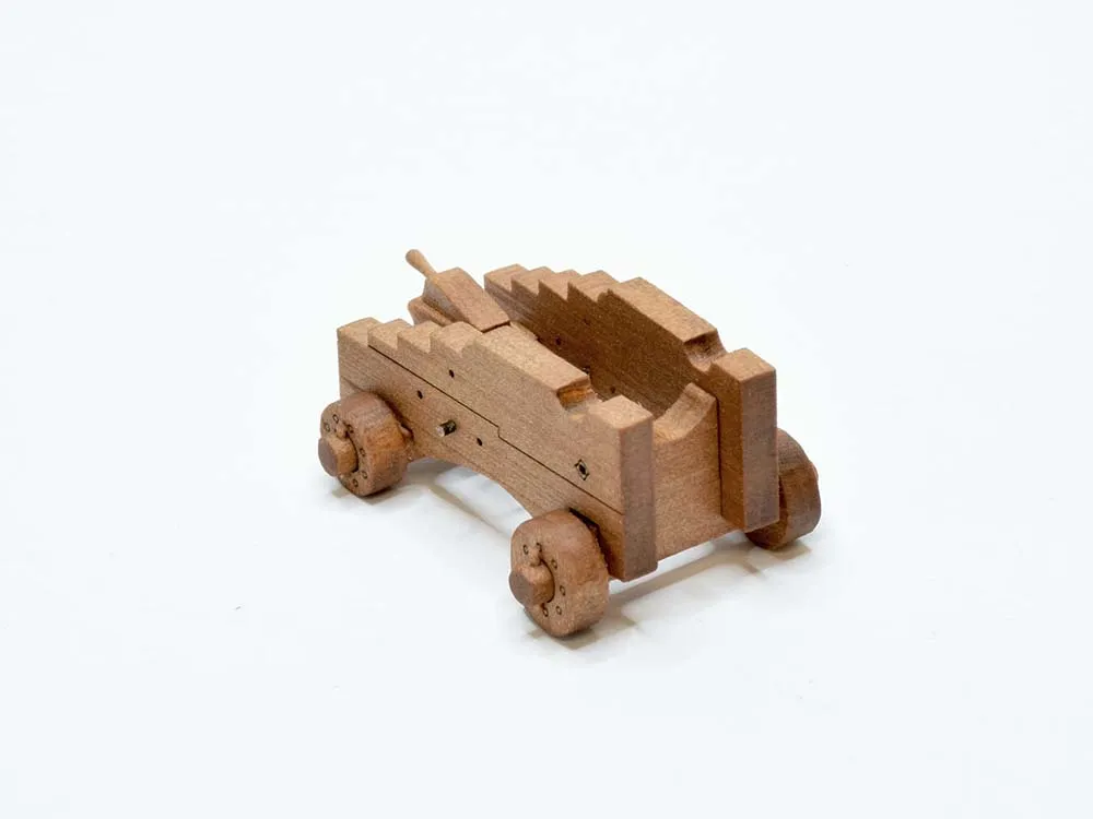 Станок для пушки XVIII век, 34 мм, 2 шт, масштаб 1:48 Станок для пушки XVIII век, 34 мм, 2 шт, масштаб 1:48