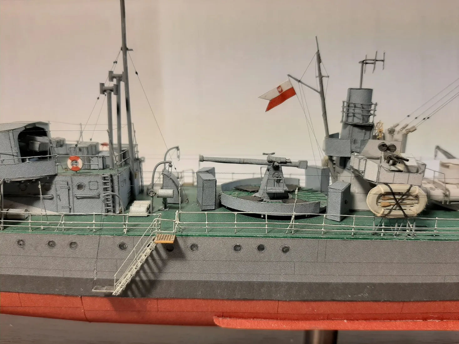 Модель корабля ORP "Piorun" - Верфь на Столе