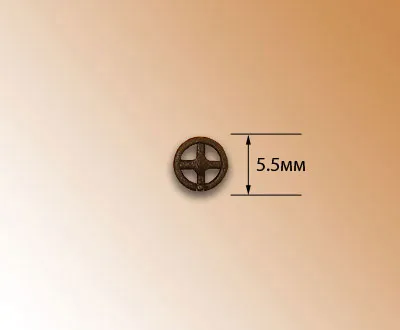 Ручное колесо, пластик, 5,5 мм, 5 шт