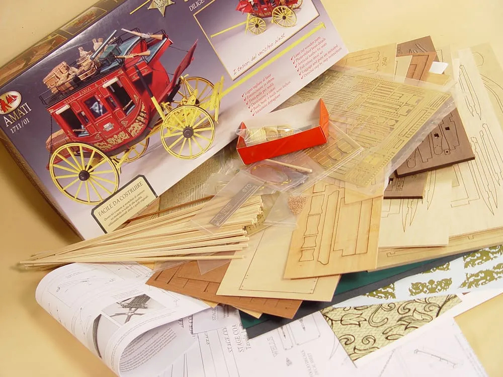 Сборная модель Дилижанс Сборная модель Дилижанс