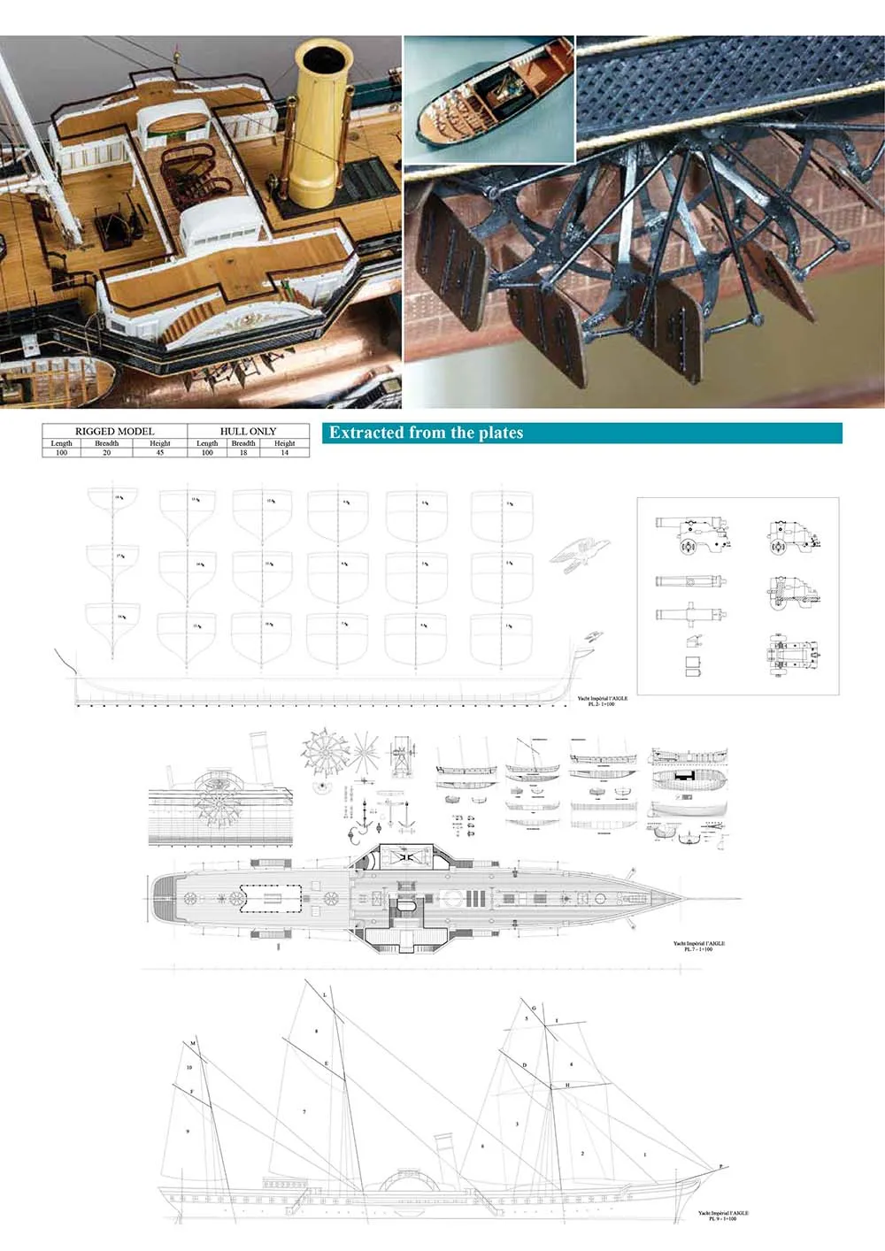 Aigle, 1857 + чертежи