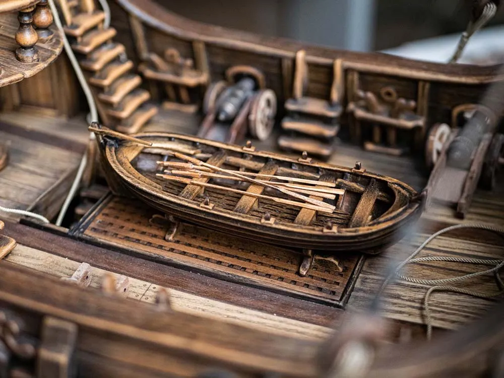 Шлюпка XVI века, 95мм