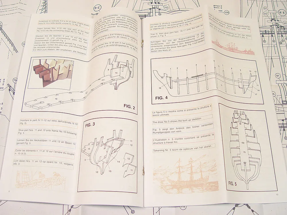 Чертеж корабля HMS Bounty