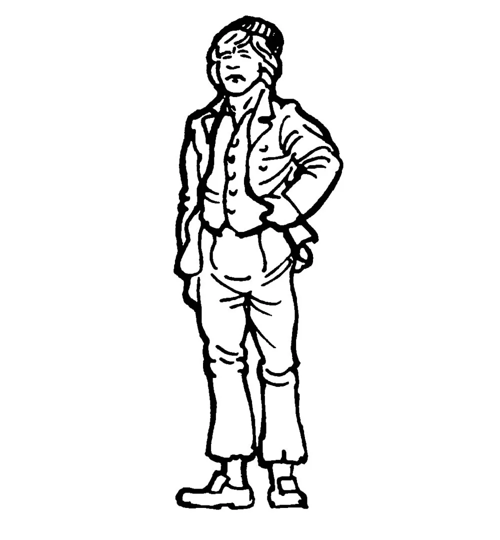 Фигурка 35мм, металл