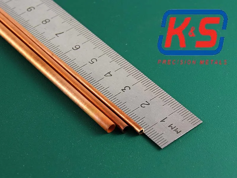 Ассортимент медных гибких трубок 2,3 мм, 3,2 мм, 4 мм, 3 шт