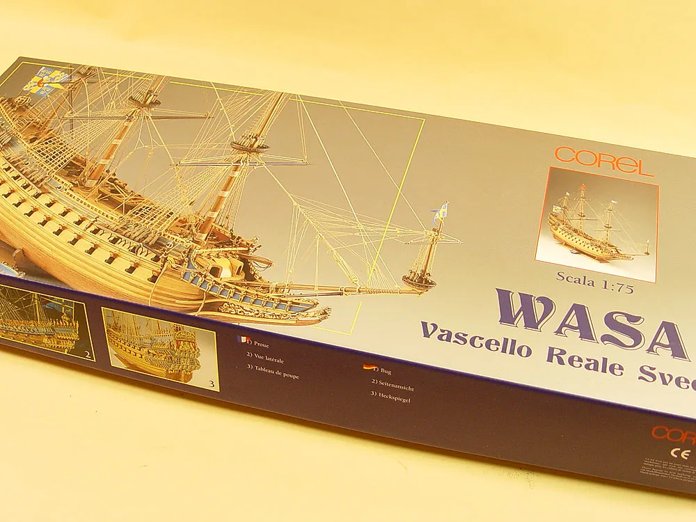деревянная модель корабля Wasa