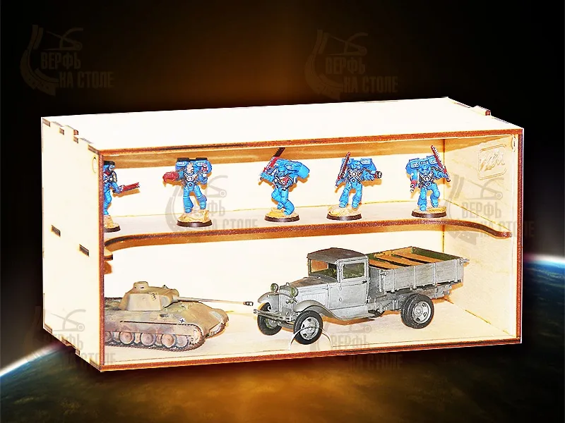 Модуль-витрина с полочкой