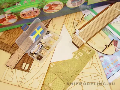 модель корабля для сборки Yacht Sweden модель корабля для сборки Yacht Sweden