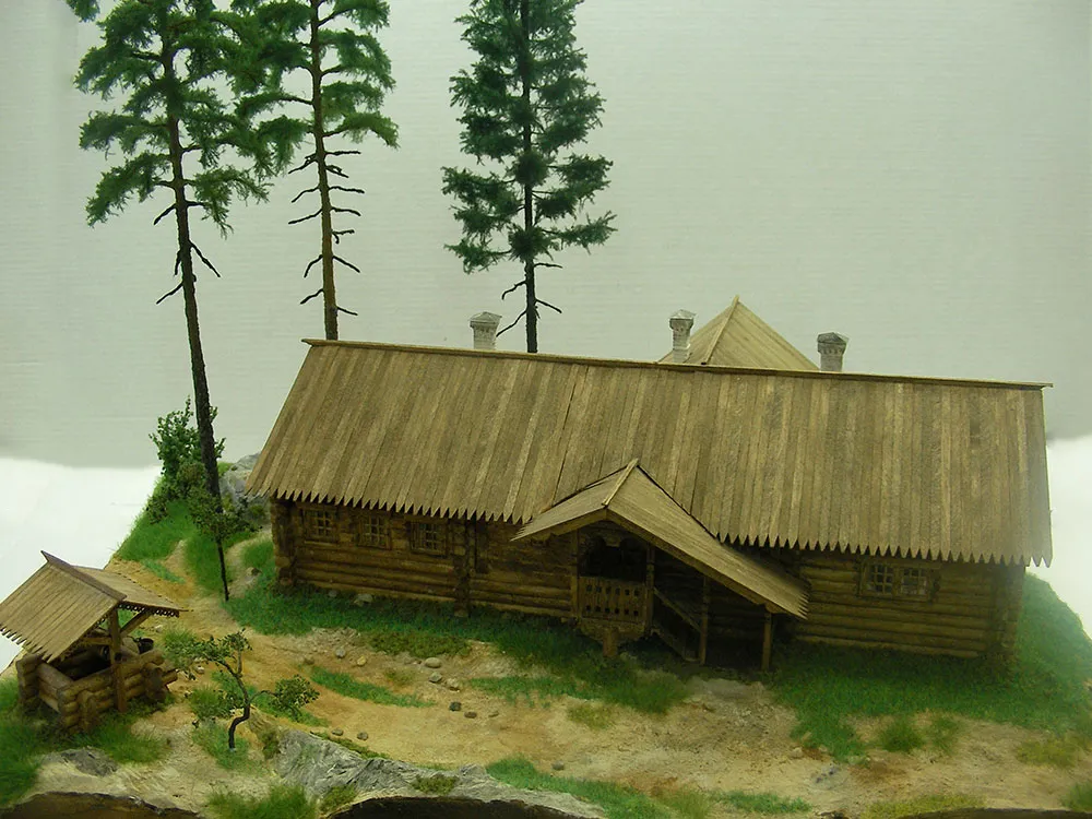 Домик Петра I из Архангельска XVIII век + (Расширенный набор для сборки)