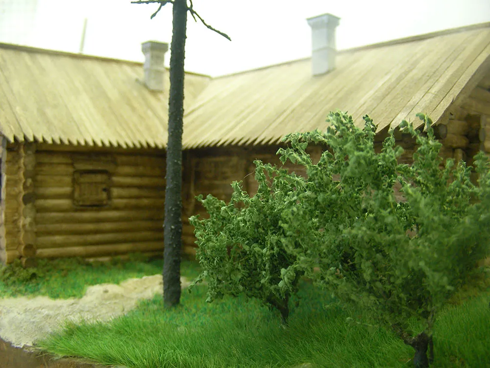 Домик Петра I из Архангельска XVIII век, , 1500 деталей