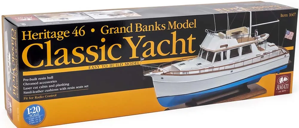 модель яхты Grand Banks 46 Classic модель яхты Grand Banks 46 Classic