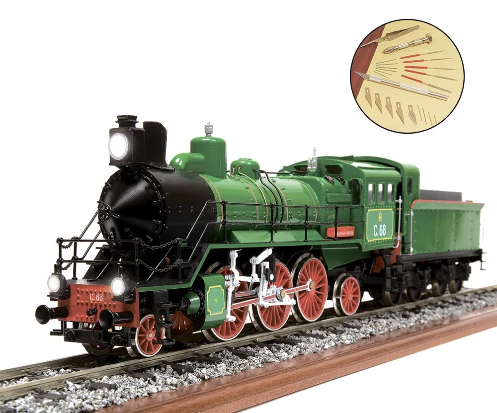 Паровоз сормовский С-68 + (Стартовый набор инструментов) Паровоз сормовский С-68 + (Стартовый набор инструментов)