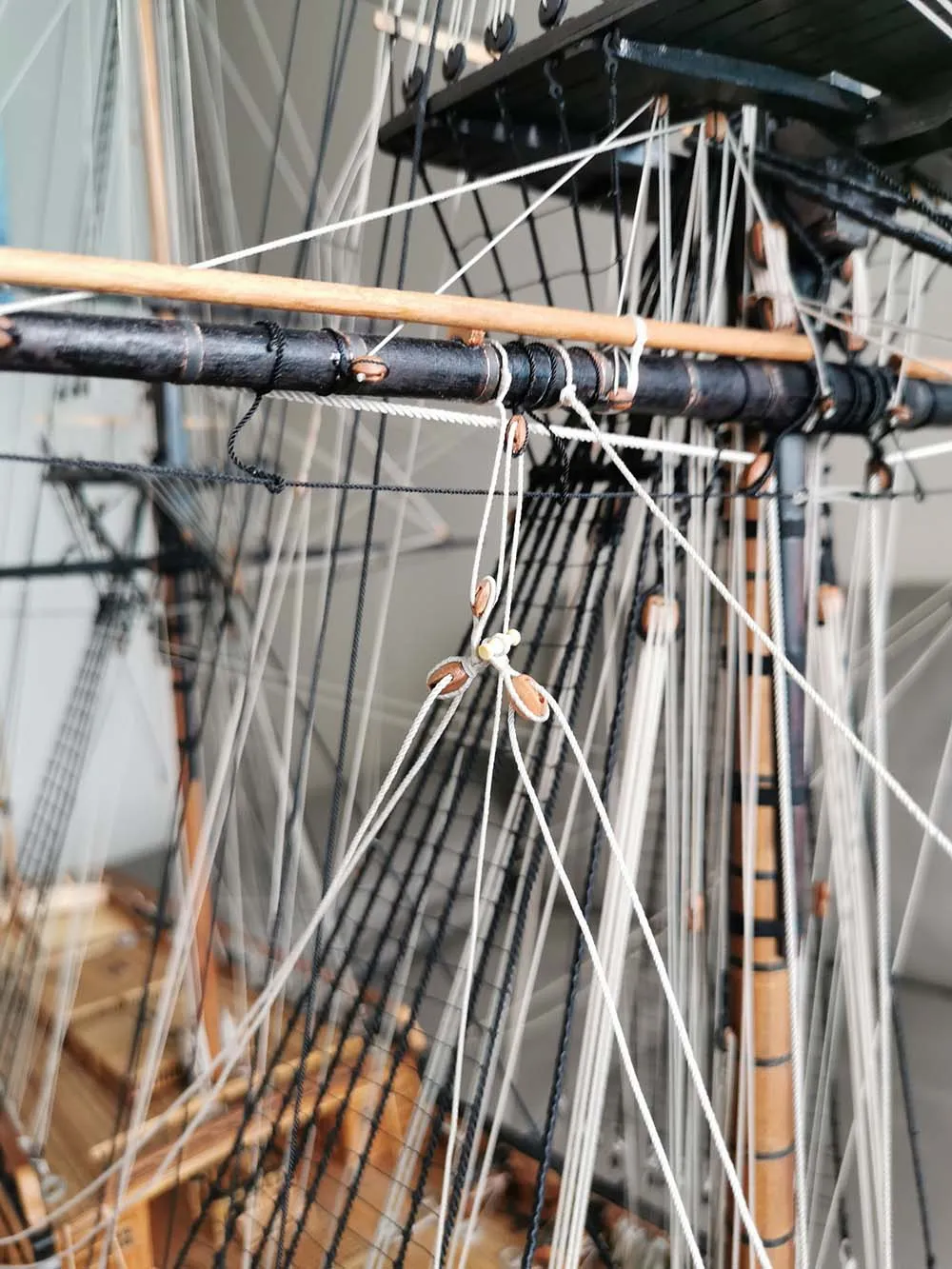 модель корабля для сборки Bonhomme Richard 1779 Премиум версия (самшит-груша)