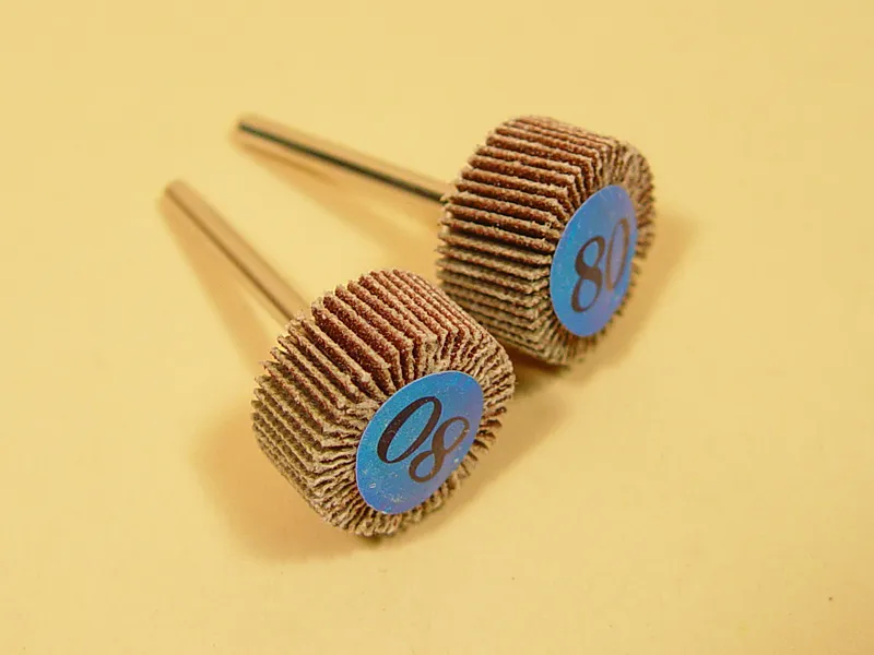 Ламельный шлифовальный круг, 20х10 мм, зерно  80, 2 шт JAS